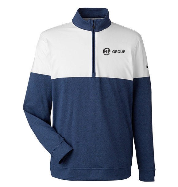 Puma Golf Men's Cloudspun Warm Up Quarter-Zip