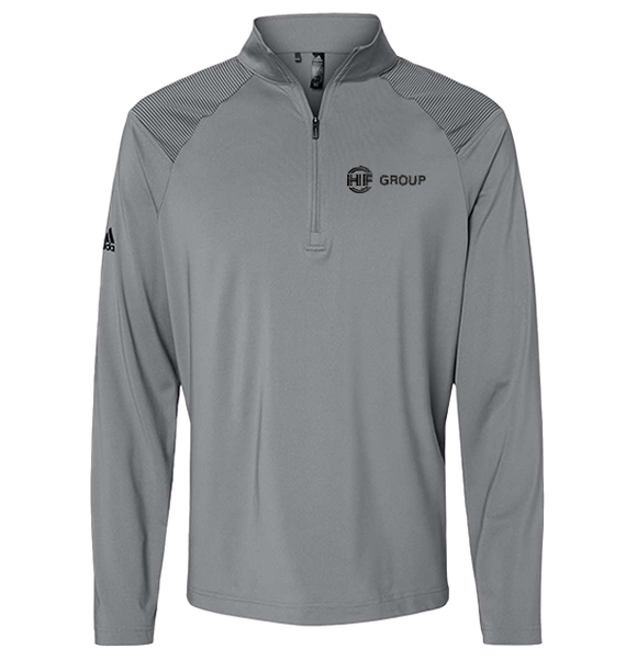 Adidas Shoulder Stripe Quarter-Zip Pullover