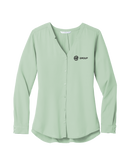 Port Authority ® Ladies Long Sleeve Button-Front Blouse