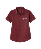 Port Authority® Ladies Short Sleeve SuperPro ™ React ™ Twill Shirt