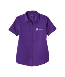 Port Authority® Ladies Short Sleeve SuperPro ™ React ™ Twill Shirt
