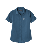 Port Authority® Ladies Short Sleeve SuperPro ™ React ™ Twill Shirt