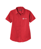 Port Authority® Ladies Short Sleeve SuperPro ™ React ™ Twill Shirt