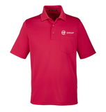 Harriton Men's Advantage Snag Protection Plus IL Pocket Polo